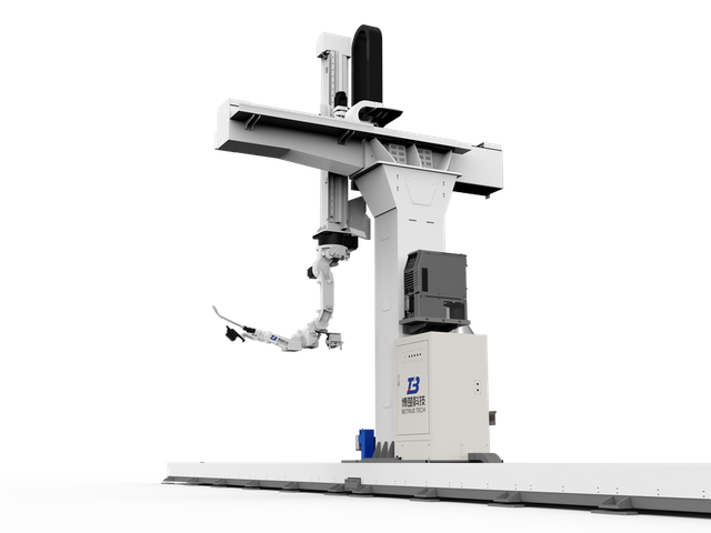 9 軸レールマウントロボット溶接ワークステーション (カンチレバー付き)