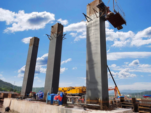 Shengzhou-Bahnhofsviadukt, Hangzhou-Shaoxing-Taizhou-Eisenbahn, Zhejiang