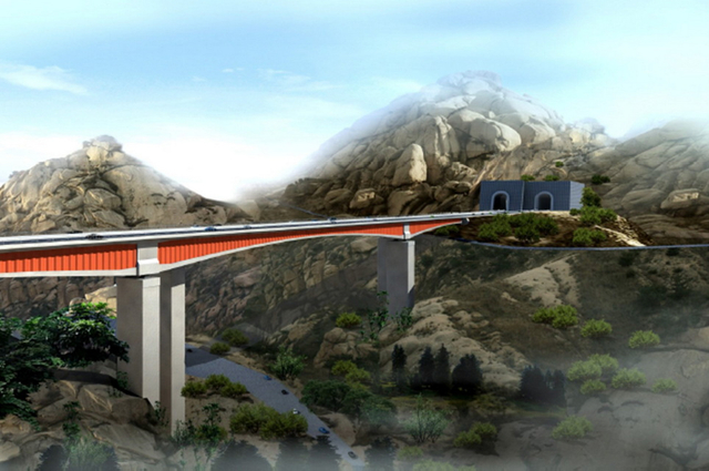 Puente BR - 06L/R en la Autopista del Norte en Teher&aacute;n, Ir&aacute;n
